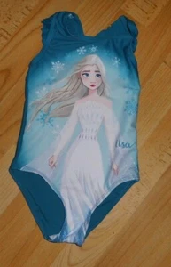 schöner Badeanzug Disney Frozen II Anna und Elsa Eisprinzessin Größe 98 /104 - Picture 1 of 1