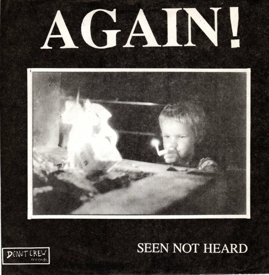AGAIN ! / KEEP IN MIND - SEEN NOT HEARD 7" (1988) + INSERT / US-HARDCORE - Bild 1 von 1