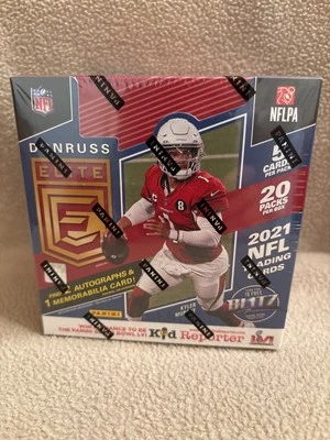 2021 Panini Donruss Elite NFL Football Hobby Box - Factory Sealed - Image 1 of 4
