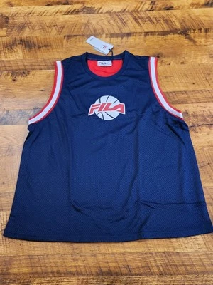 FILA Men's Navy OVI Tank Jersey Size Medium NEW $52 - Image 1 of 4