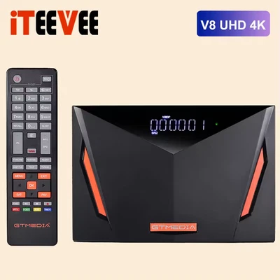 GTMedia V8 UHD DVB-S2 Sat Receiver T2-MI MARS DVB-S/S2/S2X DVB+T/T2/ISDB-T - Bild 1 von 4