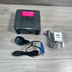 Sky Hub SRr-102 Wireless Latest Internet Black Router With Cables - Picture 1 of 9