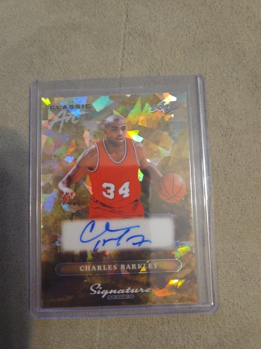 Charles Barkley Phoenix Suns Autographed Basketball Trading Cards