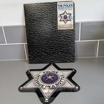 THE POLICE - MESSAGE IN A BOTTLE 1980 USA PICTURE DISC SINGLE PR 4400 EX/VG+ - Image 1 of 4