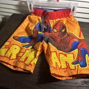 TRAJE DE BAÑO NIÑO Marvel Spiderman Talla 2T Malla Interior Poliéster Secado Rápido NUEVA ETIQUETA - Imagen 1 de 6