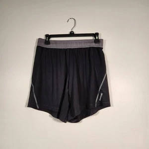 REEBOK Playdry Shorts Womens M Black Gym Activewear Fitness Workout Athleisure - Picture 1 of 10