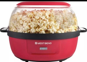 West Bend Stir Crazy Hot Öl Popcorn Popper, Maschine 6 Quart, rot  - Bild 1 von 10