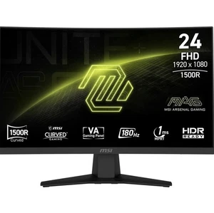 MSI 24" (23.6" Viewable) 180 Hz VA FHD Gaming Monitor Adaptive Sync 87% ADOBE - Picture 1 of 9