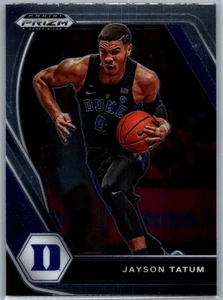 2021 Panini Prizm Draft Picks #61 Jayson Tatum Duke Blue Devils - Picture 1 of 2
