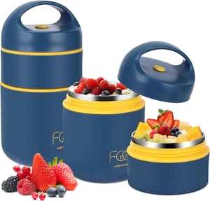 Thermo Lunchbox für Essen Heiß, Müslibecher to go,Tragbare Frühstückstasse, Kann - Bild 1 von 7