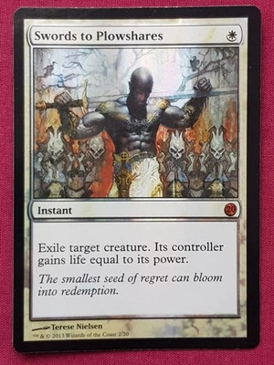 Magic The Gathering FROM THE VAULT TWENTY FOIL SWORDS TO PLOWSHARES card MTG - Image 1 of 2