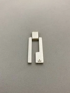 GUCCI G Placa Collar Colgante Superior Plata de Ley 925 #655 - Imagen 1 de 4