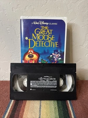 Great Mouse Detective VHS Disney Video Tape Black Diamond Clamshell Nearly New! - Image 1 of 4