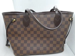 Louis Vuitton LV Shoulder Bag N51109 Neverfull PM Damier Ebene Made In France - Imagen 1 de 18