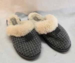 UGG COZY Maglia Donna Taglia 9 Grigio Maglione Morbido Ciabatte Slide - Foto 1 di 8
