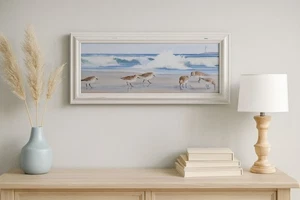 Gerahmtes Piper's Feast signiert von Jacqueline Penney 11" x 23" - Bild 1 von 15
