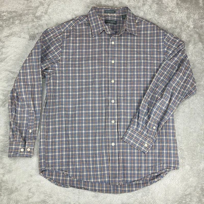 Lyle & Scott Scotland Men's Plaid Button Down Shirt Size L 100% Combed Cotton - Image 1 of 4