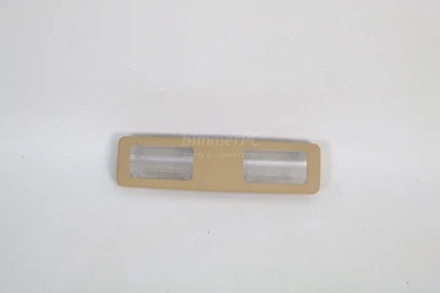 BMW E39 540i Front Vanity Mirror Light Sand Beige Tan Lamp M5 E38 1995-2003 OEM - Image 1 of 4