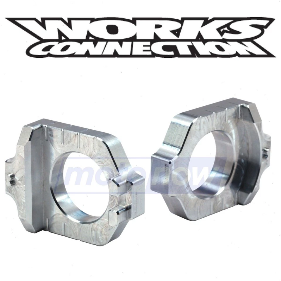 Works Connection Elite Axle Blocks for 2008-2009 Kawasaki KLX450R - Drive qm - Image 1 of 4
