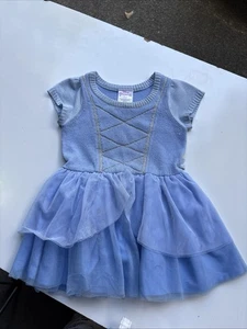 Disney Princesa Cenicienta Vestido Bebé Niña Talla 2T Disfraz Azul - Imagen 1 de 10