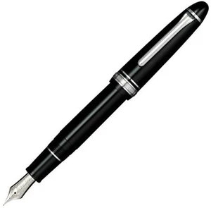Sailor Silver Profit 21K Pen Black Fine Nib 11-2024-220 F/S w/Tracking# Japan - Picture 1 of 8