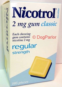 Nicotrol 2mg CLASSIC/Original Nicotine gum 12 Boxes 1260 Pieces Fresh - 02/2027 - Picture 1 of 1