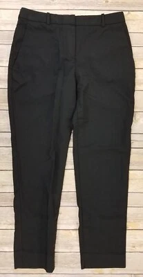 GIVENCHY Pantalones Mujer Talla 38 Negros Uniformes Informales Trabajo Lana Hecho en Italia B15 Foto 1 de 4