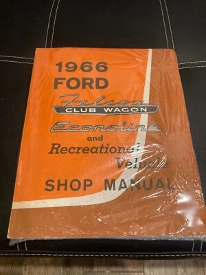 Ford 1966 Falcon Club vagón Econoline y vehículo recreativo manual de taller. nuevo Foto 1 de 2