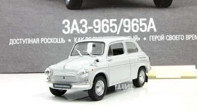 ZAZ-965 Zaporozets 1:43 1960 Deagostini microlitro cardiecast escala modelo soviético Foto 1 de 3