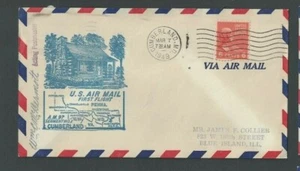 Cumberland MD 1949 para lavar DC AMF vía Rte AM-97 1st Flt con suela prexy #811- - Imagen 1 de 1