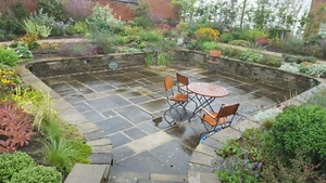 Original reclaimed York stone flag slab crazy paving mill random wall Midland HQ - Picture 1 of 11