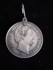 Medaille König Ludwig II von Bayern 1845 bis 1886 Nymphenburger Sektkellerei - Bild 1 von 2