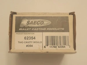 62354 SAECO 2-CAVITY BULLET MOULD - .358" 180 GR FPGC - FREE SHIP! - Picture 1 of 3