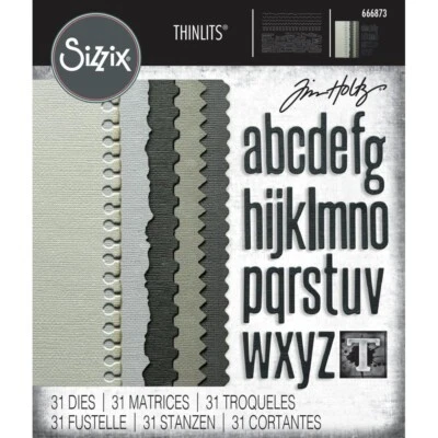 Tim Holtz Sizzix Thinlits Die ~ VAULT EDGES ~ 666873 - Image 1 of 4