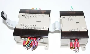 Omron CPM1A-8ET PLC Processor Controller + Omron CPM1A-20EDT PLC Module - Picture 1 of 9
