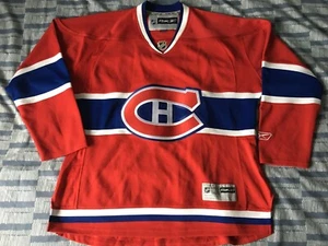 Montreal Canadians Red NHL Reebok Jersey Size L / G - Picture 1 of 5