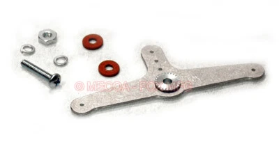 BIVELA CAMPANA LÍNEA CONTROL AVIÓN MODELO ALUMINIO FOX GRANDE 3" Hecha en EE. UU. #8679 Foto 1 de 2