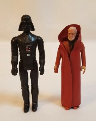 Figuras de acción Kenner Star Wars Darth Vader y Obi Wan de colección Foto 1 de 4