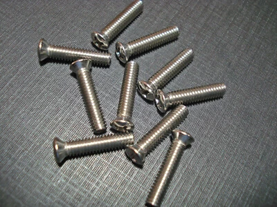 10 piezas para Chrysler Plymouth 8-32 x 3/4" con #6 phillips cabeza ovalada tornillos de acero inoxidable  Foto 1 de 4
