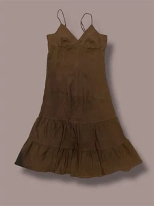Y2K Massimo Dark Chocolate Brown Dress Size Small - Picture 1 of 10