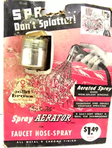 De colección Nuevo Antiguo Stock Aireador Stop Splash Mel-O-Flo Precio 1.49 #BI - Imagen 1 de 8