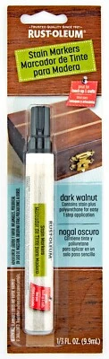 Rustoleum Touch Up Stain Marker Dark Walnut Plus Finish Chisel Tip - Image 1 of 2
