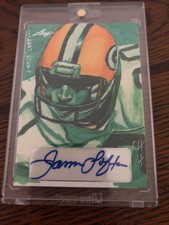 2013 Leaf Masterworks James Lofton Hand Drawn Auto Sketch Card 1/1