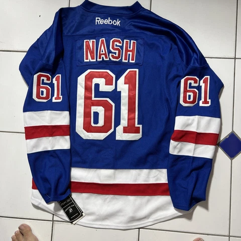 Rick Nash #61 New York Rangers NHL Hockey Reebok Blue Jersey Size 48 Cover