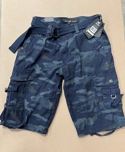 Xray Jeans navy camo cargo shorts - Picture 1 of 2