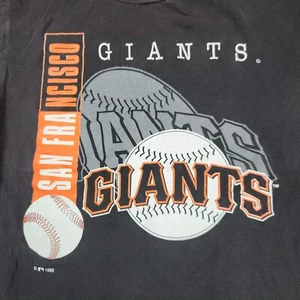 Vintage San Francisco Giants Hemd Schwarz L - Bild 1 von 7