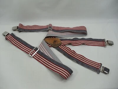 CLC Custom LeatherCraft 110USA United States Flag Adjustable Elastic Suspenders - Image 1 of 3
