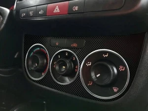 For Opel Combo 2011-2018  Polished Aluminum Rings for Heating Control Panel 3pcs - Bild 1 von 7