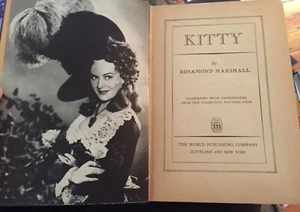 Kitty 1945 World Pub. Motion Picture Ed. Book Rosalind Marshall Paulette Goddard - Imagen 1 de 6