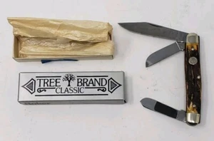 Boker Tree Brand Classic 4474 3 blade Pocket Knife Germany Authentic  - Picture 1 of 5